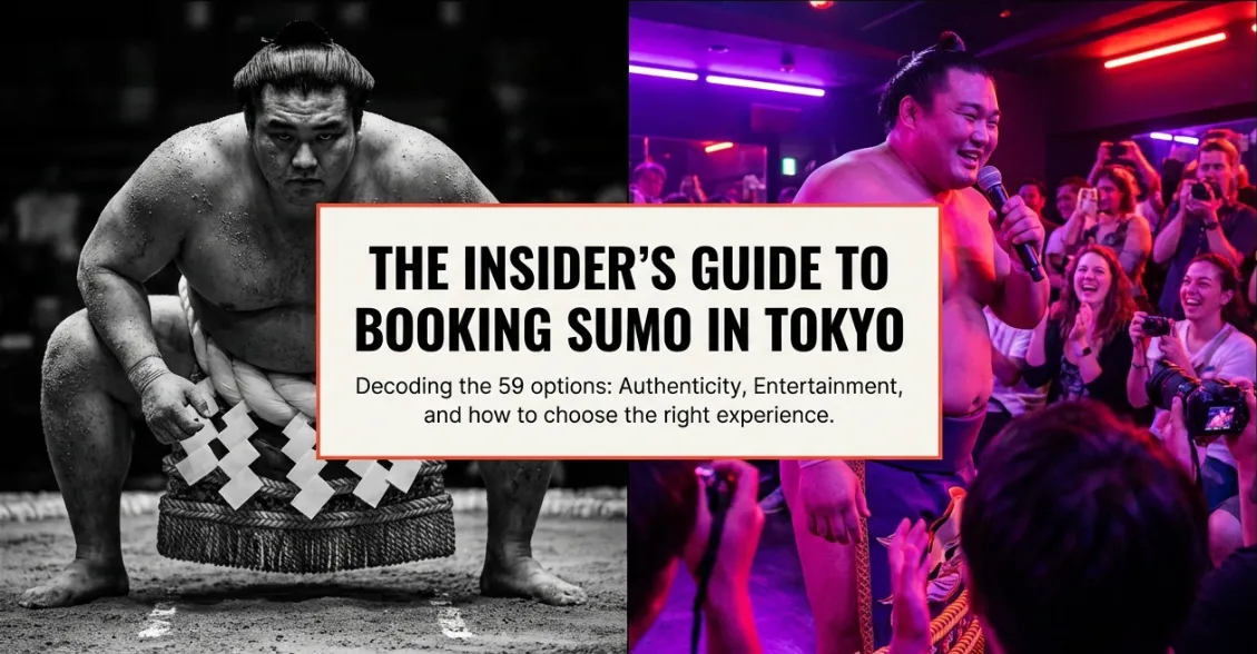 How to choose Tokyo sumo wrestling experience - authentic tournament vs entertainment show comparison